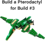 LEGO Creator 3 in 1 Mighty Dinosaur Toy, Transforms from T. rex to Triceratops to Pterodactyl Dinosaur Figures, Great Gift for 7-12 Year Old Boys & Girls, 31058